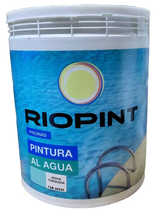 Pintura Al Agua Para Piscina Pileta Riopint 4 Lts